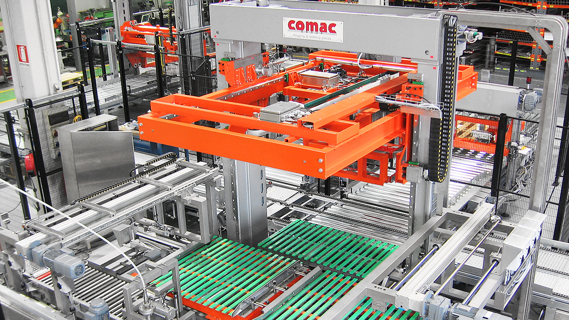 KEG DEPALLETIZERS AND PALLETIZERS