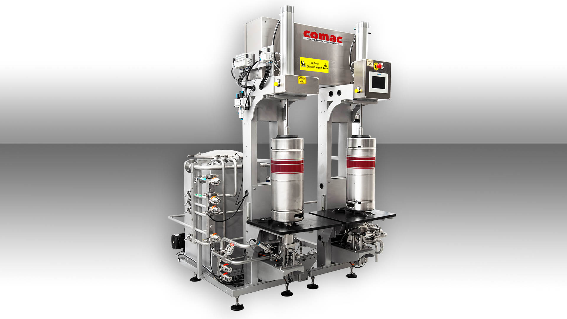 Higher kegs filling speed