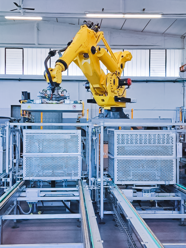 Robotic basket loading & unloading