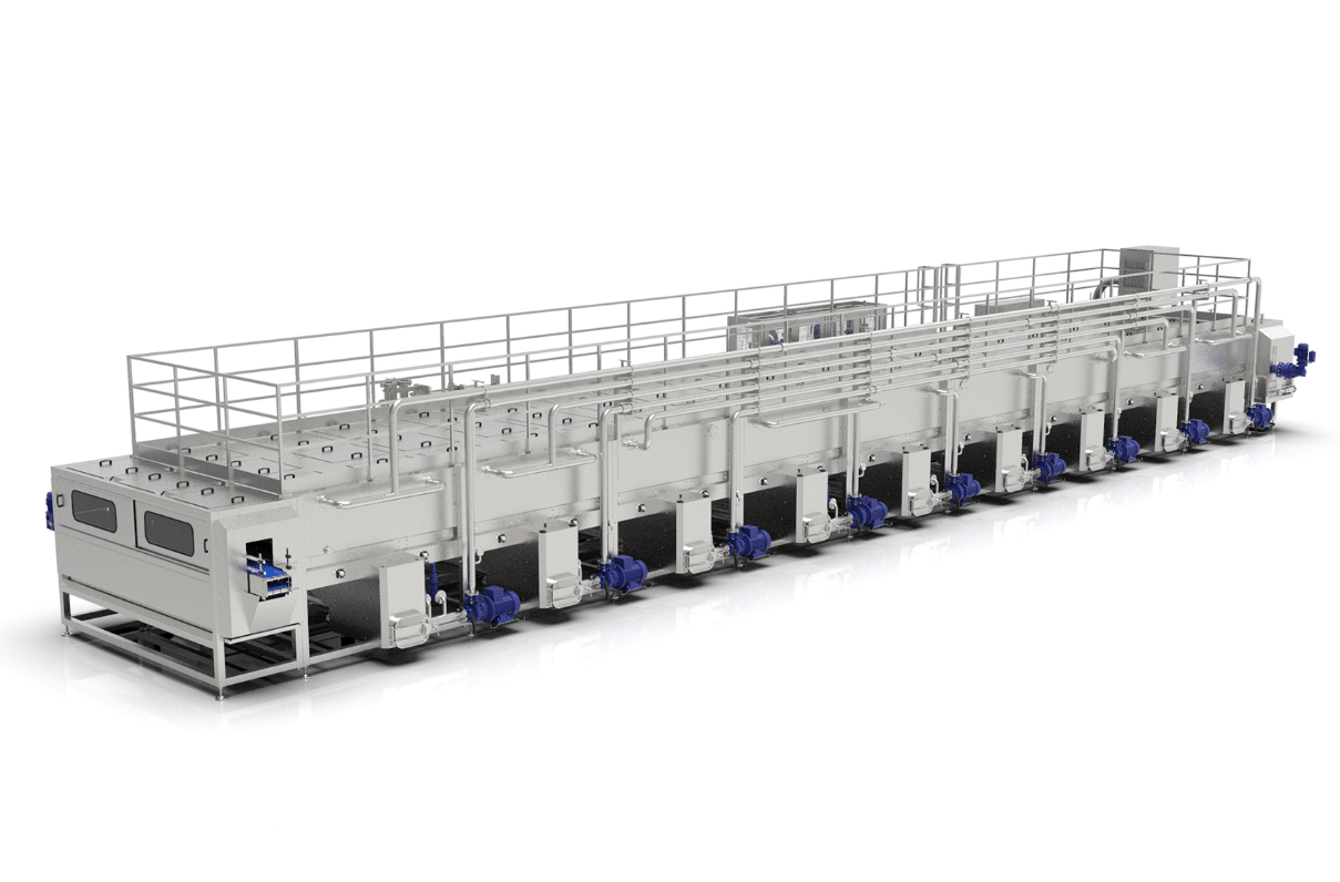Tunnel pasteurizer